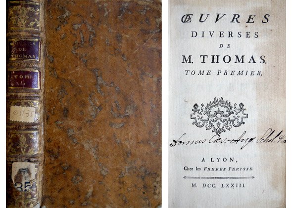 Oeuvres diverses de. Tome Premier: Poésies. Discours. (Seguido de:) Essai …