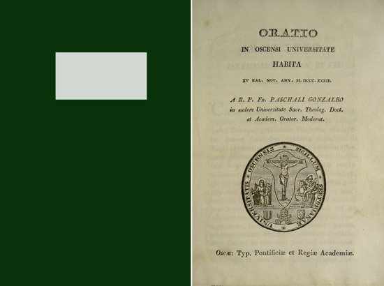 Oratio in Oscensi Universitate habita.