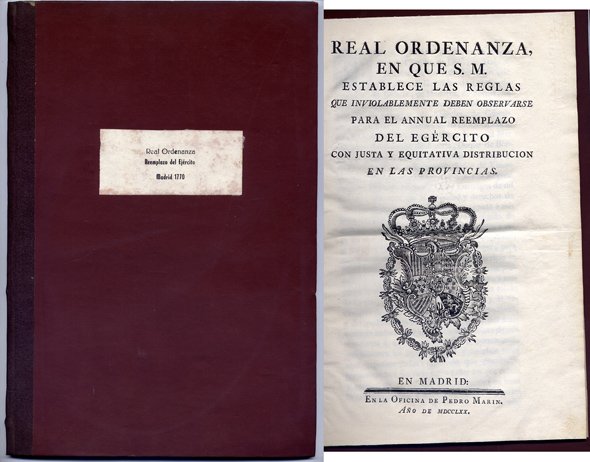 Ordenanza en que Su Magestad establece las Reglas que inviolablemente … | Immagine principale