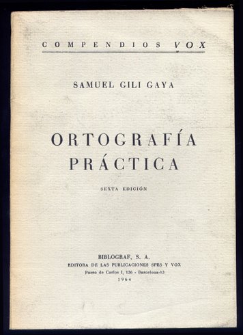 Ortografía práctica.