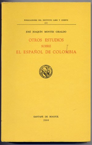 Otros Estudios sobre el español de Colombia. | Immagine principale