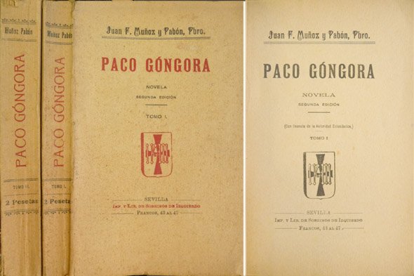 Paco Góngora. Novela.