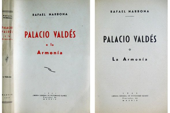 Palacio Valdés ó la armonía.