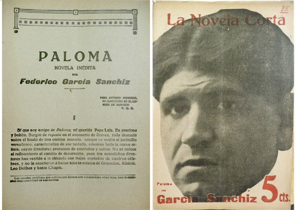 Paloma. Novela.