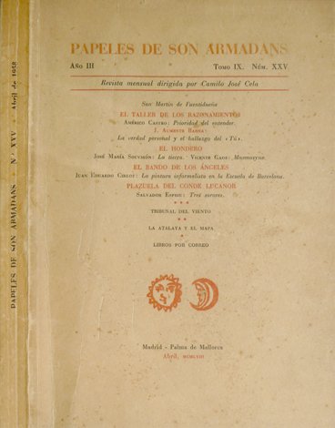 Papeles de Son Armadans. Revista Mensual dirigida por Camilo José …