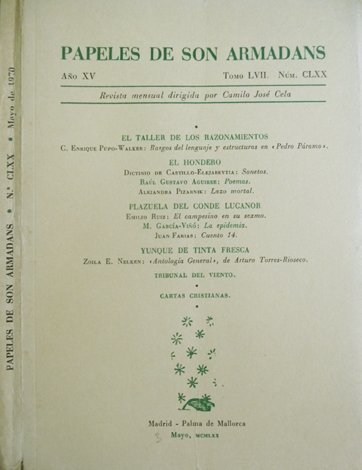 Papeles de Son Armadans. Revista Mensual dirigida por Camilo José …