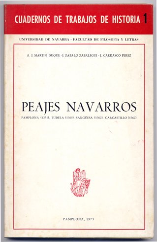 Peajes Navarros. [Pamplona (1351), Tudela (1365), Sangüesa (1362), Carcastillo (1362)]. | Immagine principale