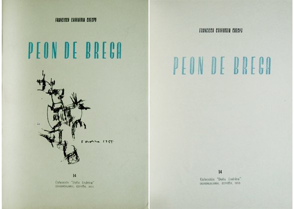 Peón de brega. Poemas.