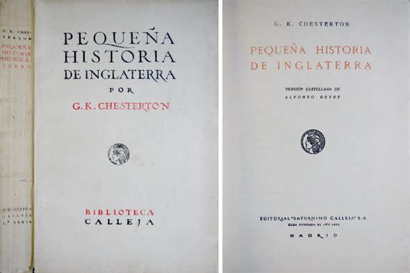 Pequeña Historia de Inglaterra. Versión castellana de Alfonso Reyes.