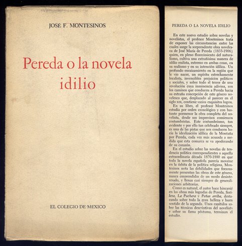 Pereda ó la novela idilio.