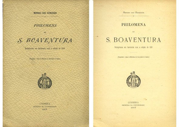 Philomena de S. Boaventura. Reimpressa em harmonia com a edição …