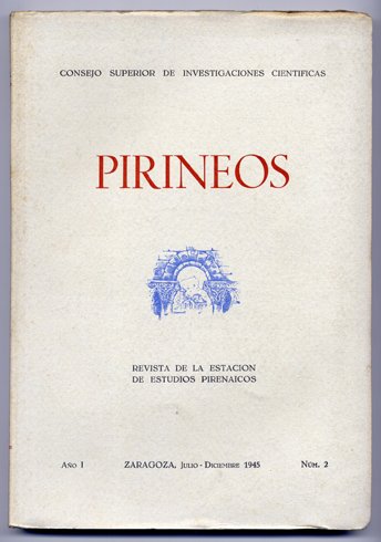 Pirineos. Revista de la Estación de Estudios Pirenaicos. Número 2. …