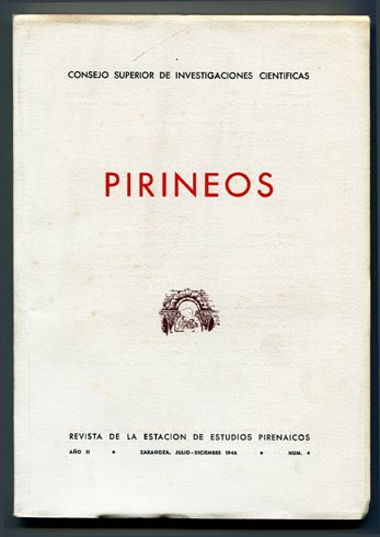 Pirineos. Revista de la Estación de Estudios Pirenaicos. Número 4. …
