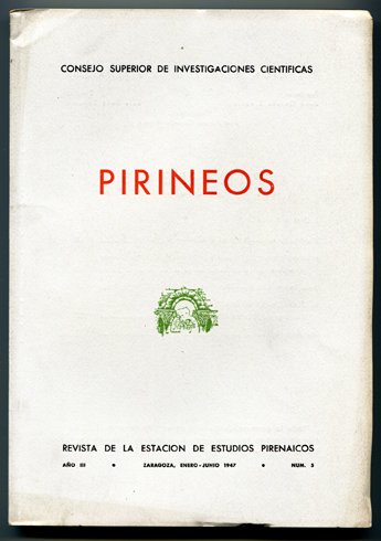 Pirineos. Revista de la Estación de Estudios Pirenaicos. Números 5-6. …