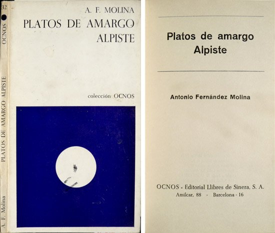 Platos de amargo alpiste. Prólogo de Raúl Guerrero, "Claudio".