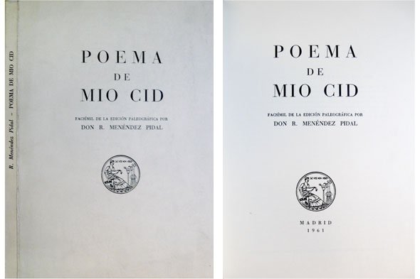 Poema del Mío Cid. Facsímil de la Edición Paleográfica por …