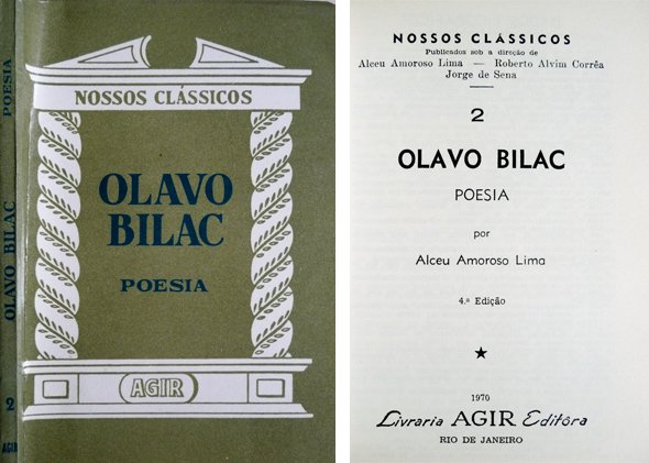 Poesia. [Antologia]. Edição de Alceu Amoroso Lima.
