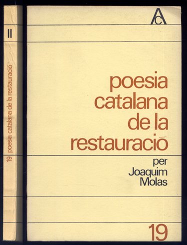 Poesia catalana de la Restauració.