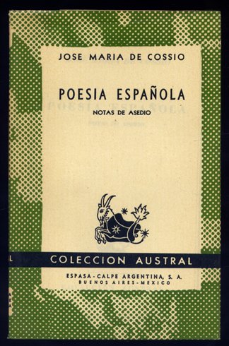 Poesía Española. Notas de asedio.