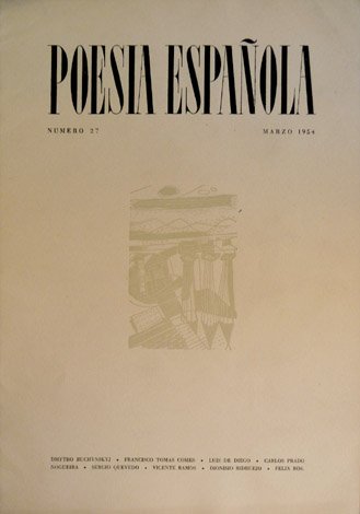 Poesía Española. Revista literaria. Director José García Nieto. Número 27, …