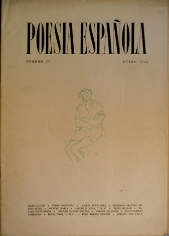 Poesía Española. Revista literaria. Director José García Nieto. Número 37, …