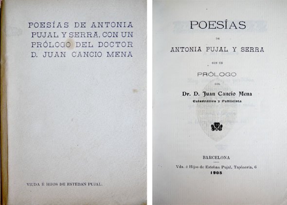 Poesías. Con un prólogo de Don Juan Cancio Mena.