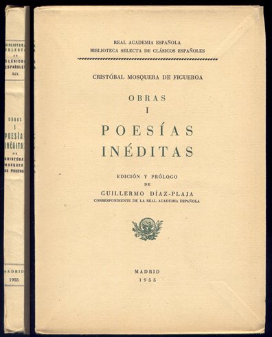 Poesías inéditas. Edición y prólogo de Guillermo Diaz - Plaja. …