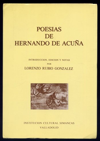 Poesías. Introducción, edición y notas de Lorenzo Rubio González.