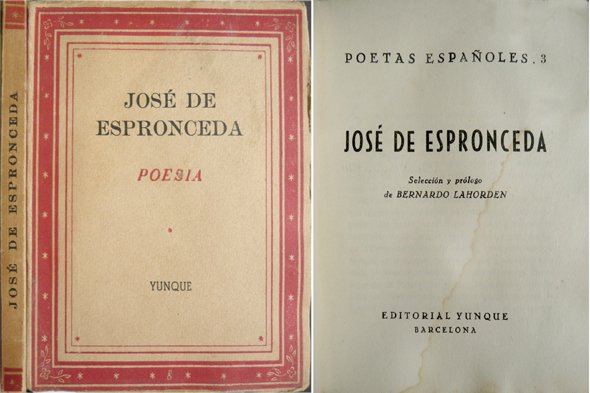 Poesías. Selección y prólogo de Bernardo Lahorden.