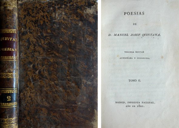 Poesías. Tercera edición, aumentada y corregida. Tomo Segundo (de dos). …