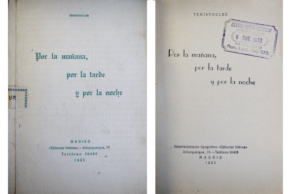 Por la mañana, por la tarde y por la noche. | Immagine principale