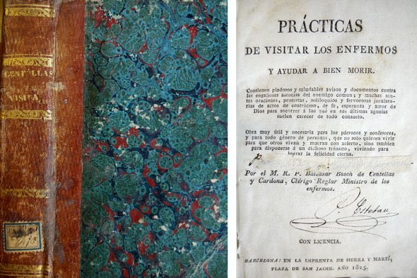 Prácticas de visitar los enfermos y ayudar a bien morir.