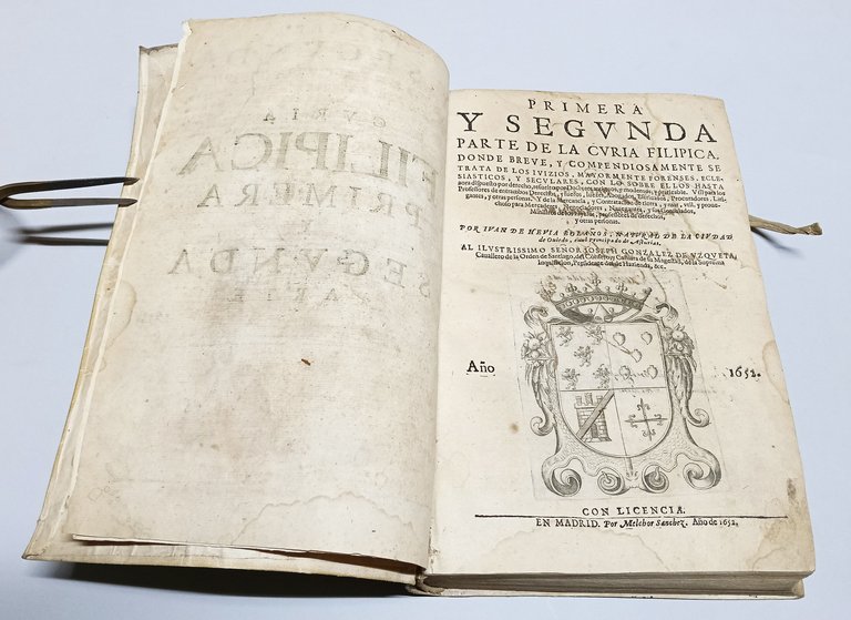 Primera y segunda parte de la Curia Philipica, donde se …