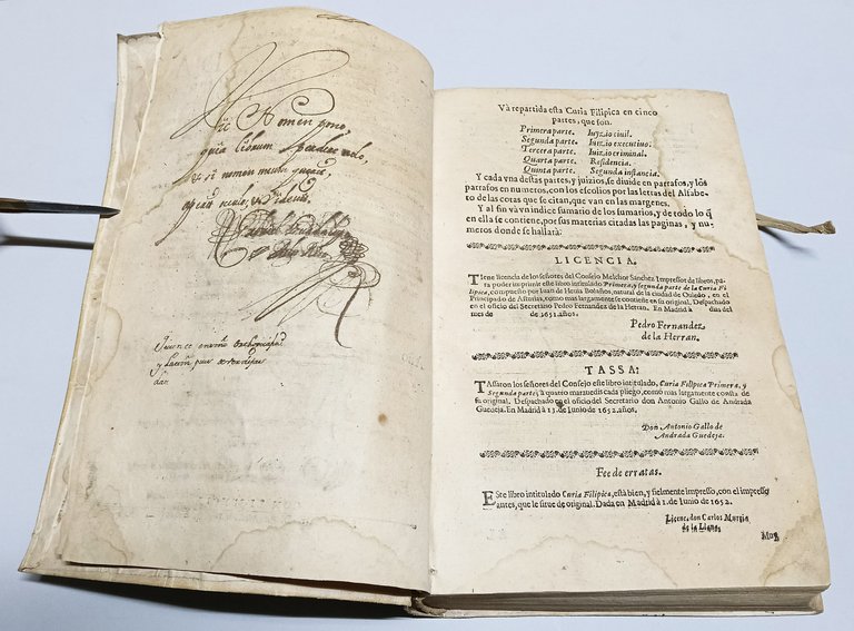 Primera y segunda parte de la Curia Philipica, donde se …