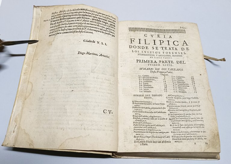 Primera y segunda parte de la Curia Philipica, donde se …