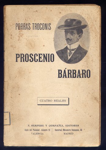 Proscenio Bárbaro. Preliminar de M. Moreno Alba.