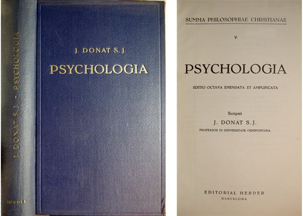 Psychologia. Editio octava emendata et amplificata.