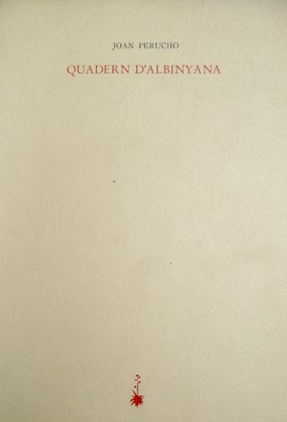 Quadern d' Albinyana. Poemes.