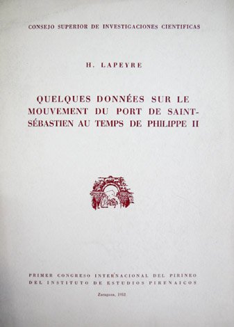 Quelques données sur le mouvement du Port de Saint-Sébastien au …