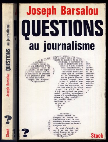 Questions au Journalisme.