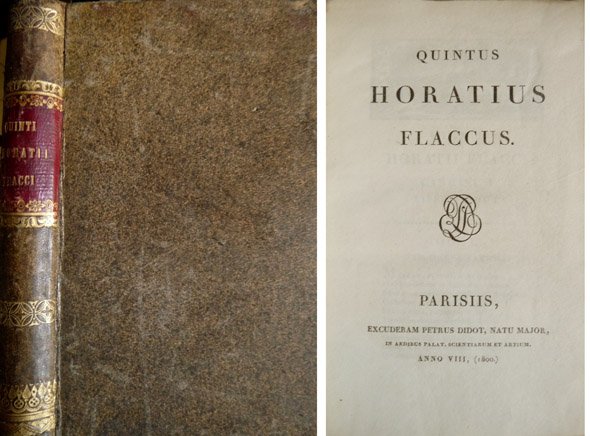 Quinti Horatii Flacci Opera.