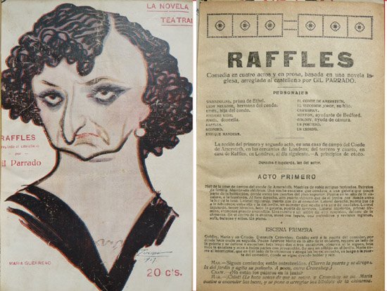 Raffles. Comedia en cuatro actos y en prosa, basada en …
