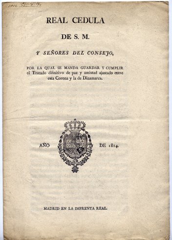 REAL Cédula de Su Magestad y Señores del Consejo por …