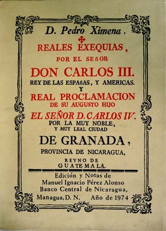 Reales Exequias por el Señor Don Carlos III, Rey de …