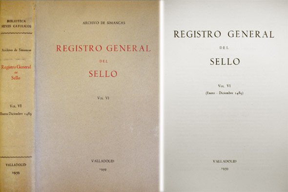 Registro General del Sello. VI: Enero - Diciembre 1489.