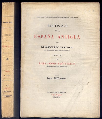 Reinas de la España antigua. Traducción de Pedro Antonio Martín … | Immagine principale
