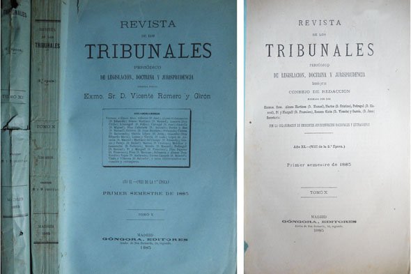 Revista de los Tribunales. Periódico de Legislación, Doctrina y Jurisprudencia. …