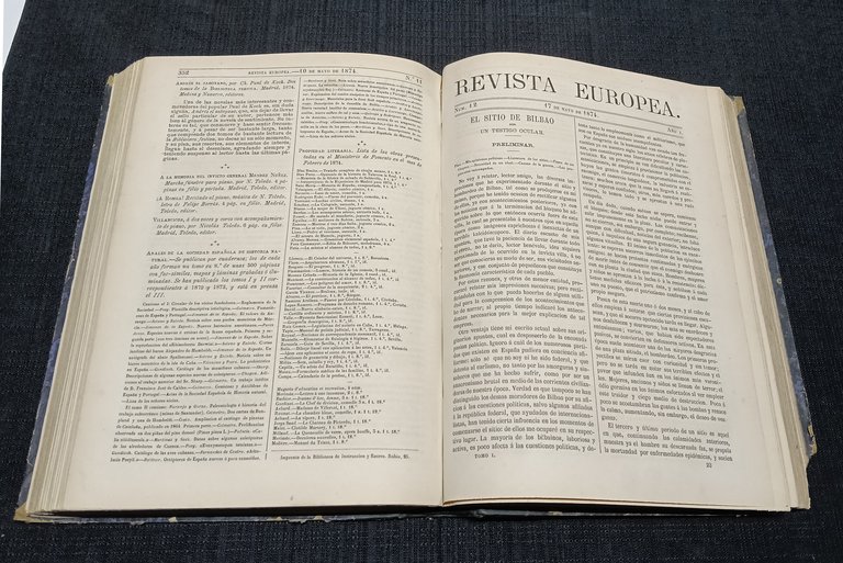 Revista Europea. Tomo Primero: Marzo, Abril, Mayo y Junio 1874. | Immagine Gallery 11