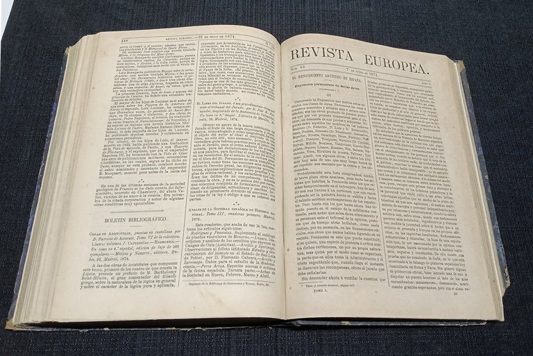 Revista Europea. Tomo Primero: Marzo, Abril, Mayo y Junio 1874. | Immagine Gallery 13