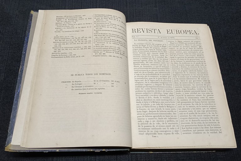 Revista Europea. Tomo Primero: Marzo, Abril, Mayo y Junio 1874. | Immagine Gallery 4